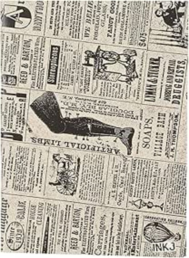 The inkjection a5058l notebook old newspaper multicolor lined paper a5 -